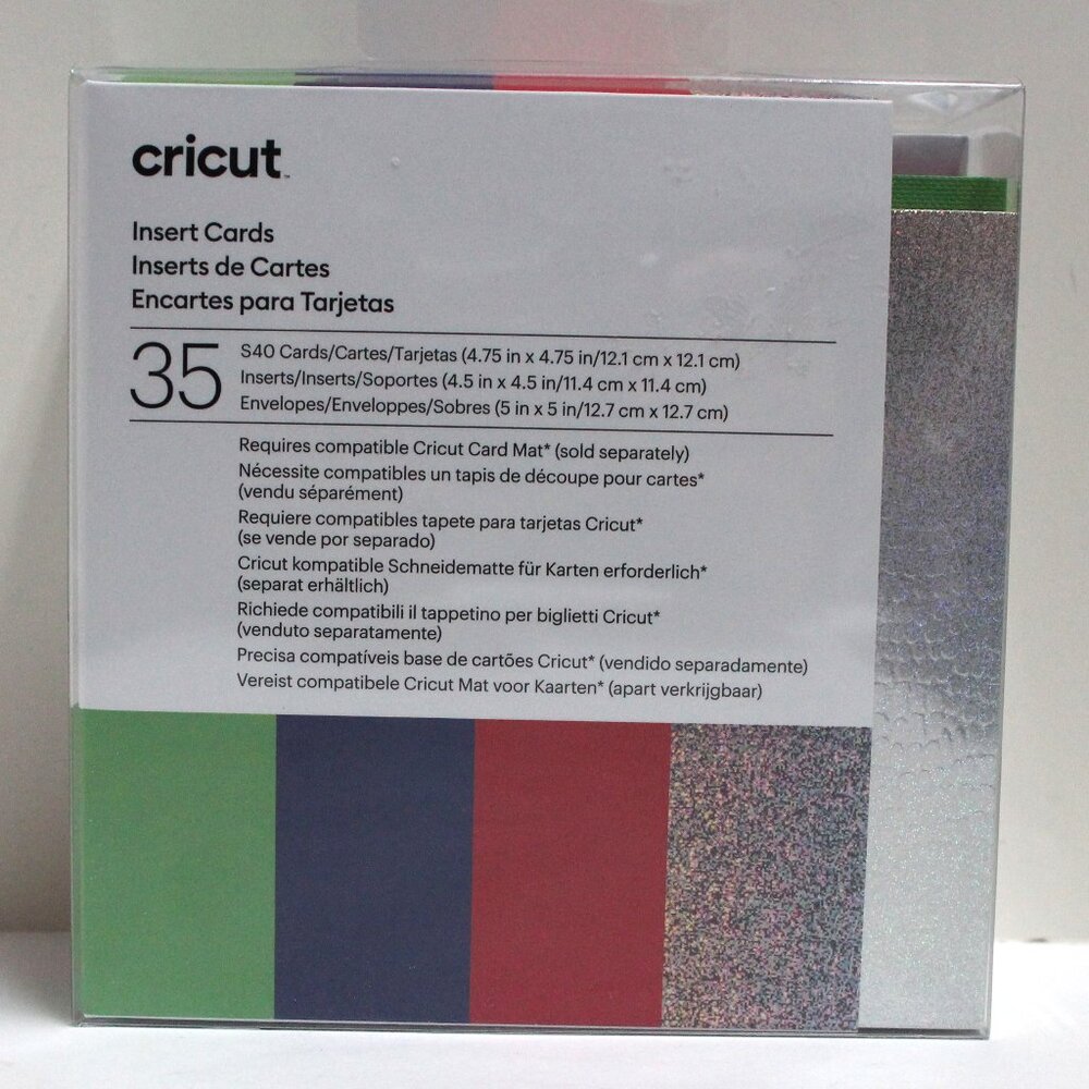 Cricut 35 S40 Rainbow Scales Sampler Insert Cards Envelopes
